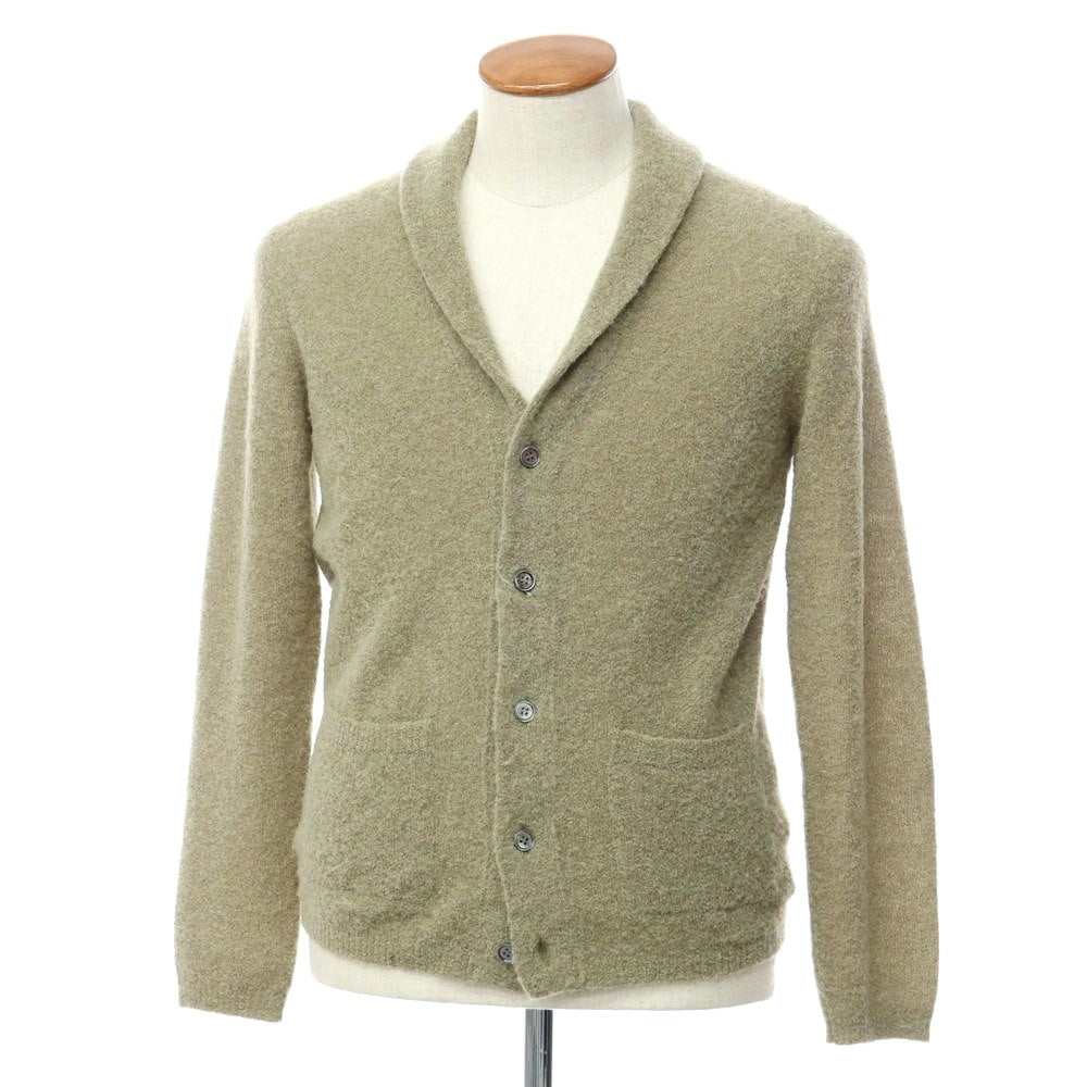 [Used] Settefili Cashmere Alpaca wool shawl collar knit cardigan, light green [Size 48/S] [GRN] [A/W] [Condition Rank B] ​​[Men&