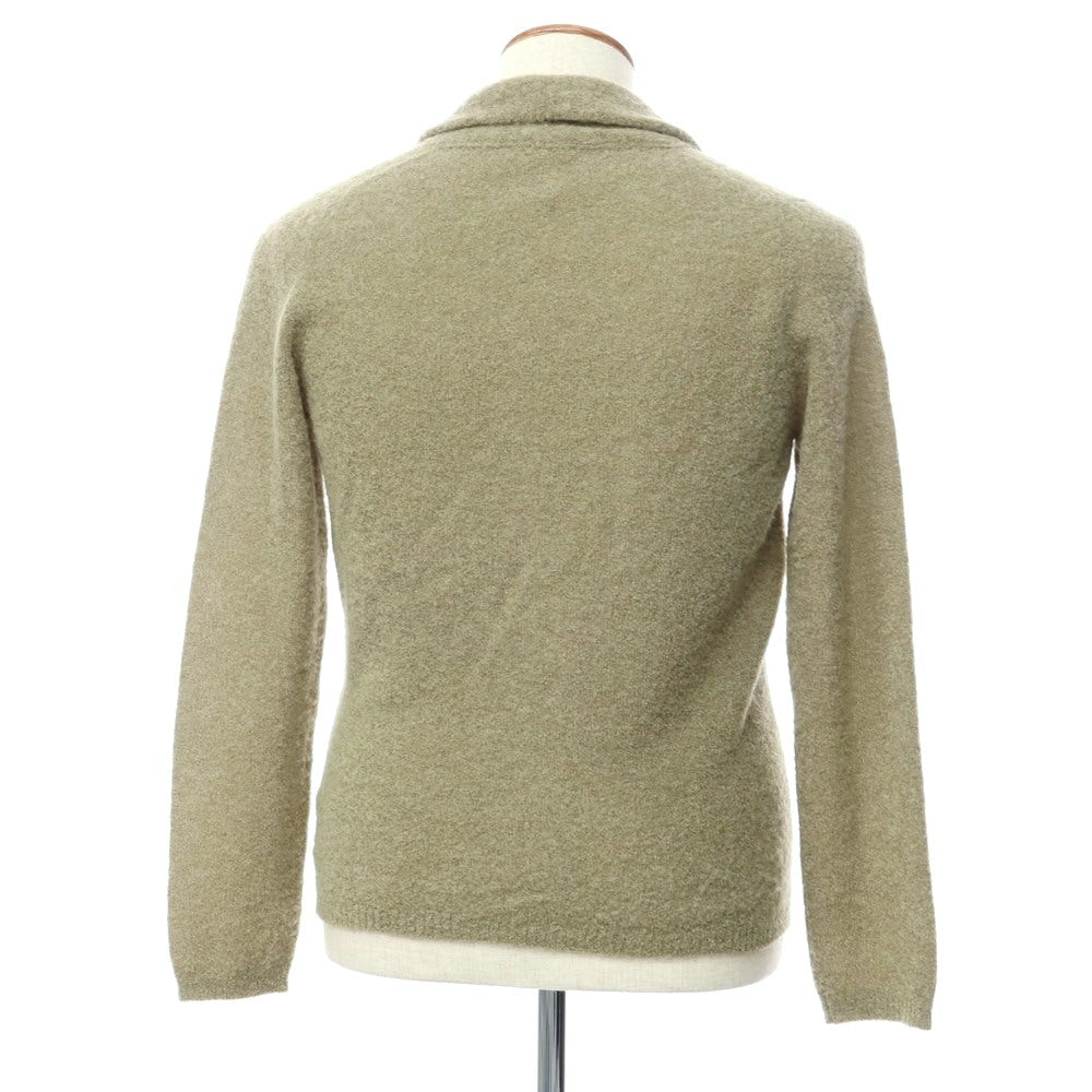 [Used] Settefili Cashmere Alpaca wool shawl collar knit cardigan, light green [Size 48/S] [GRN] [A/W] [Condition Rank B] ​​[Men&