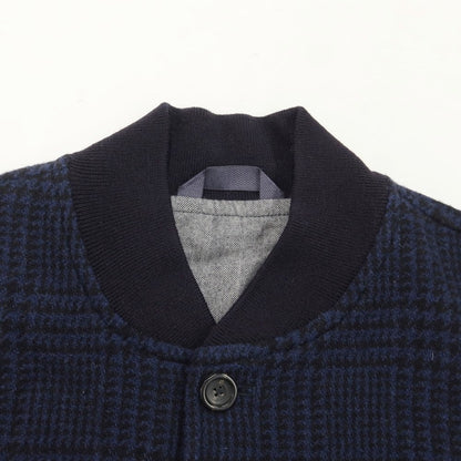 [Used] CIRCOLO 1901 Wool nylon check blouson navy [Size S] [NVY] [A/W] [Condition rank B] ​​[Men&