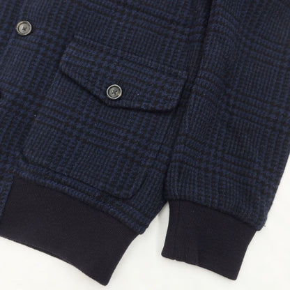 [Used] CIRCOLO 1901 Wool nylon check blouson navy [Size S] [NVY] [A/W] [Condition rank B] ​​[Men&