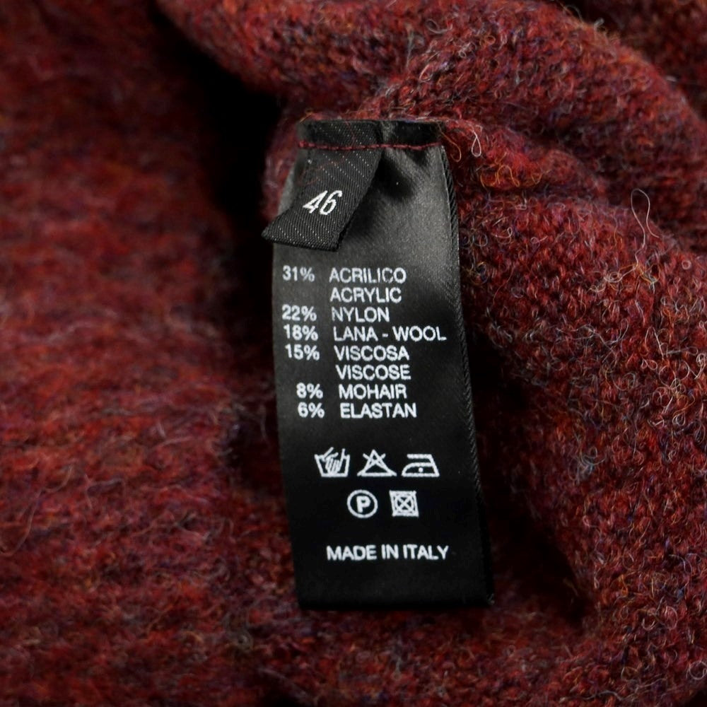 [Used] ROBERTO COLLINA Crew neck knit Maroon [Size 46] [RED] [A/W] [Condition Rank A] [Men&