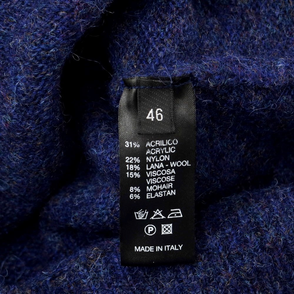[Used] ROBERTO COLLINA crew neck knit, navy [size 46] [NVY] [A/W] [Condition rank A] [Men&