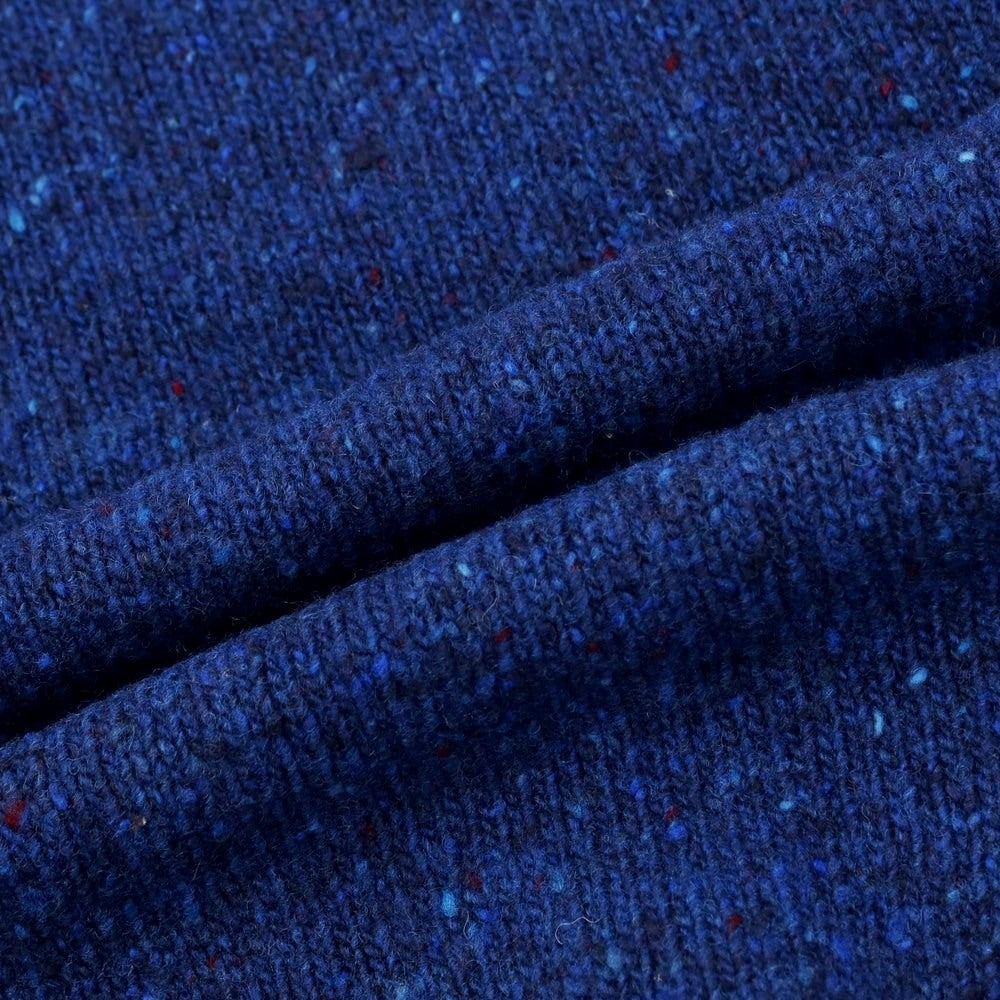 [Used] ASPESI Mid-gauge wool crew neck knit, blue x navy [Size 46] [BLU] [A/W] [Condition Rank B] ​​[Men&