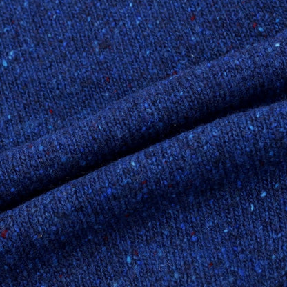 [Used] ASPESI Mid-gauge wool crew neck knit, blue x navy [Size 46] [BLU] [A/W] [Condition Rank B] ​​[Men&