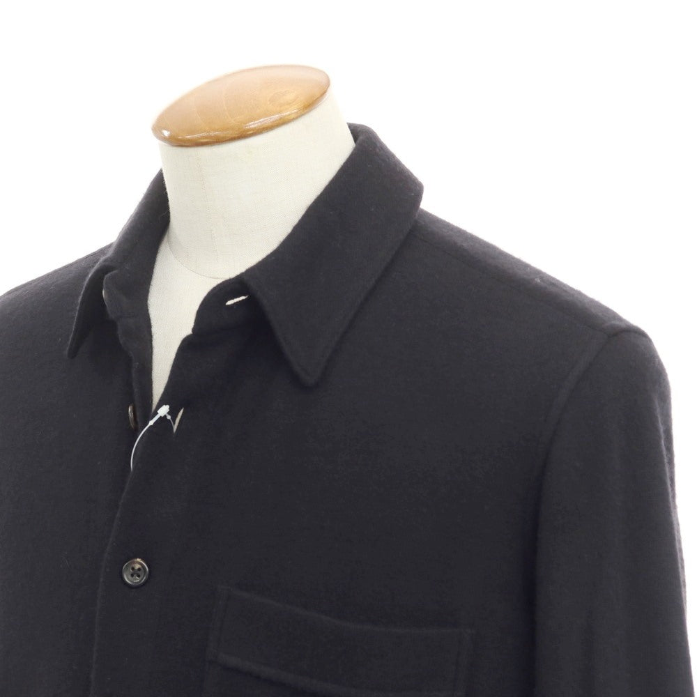 [Used] ESTNATION Wool knit casual shirt, black [Size M] [BLK] [A/W] [Condition rank B] ​​[Men&