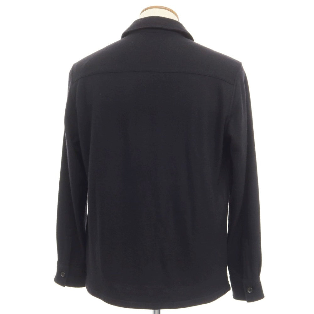 [Used] ESTNATION Wool knit casual shirt, black [Size M] [BLK] [A/W] [Condition rank B] ​​[Men&