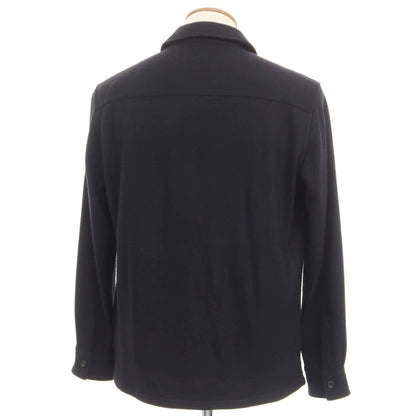 [Used] ESTNATION Wool knit casual shirt, black [Size M] [BLK] [A/W] [Condition rank B] ​​[Men&