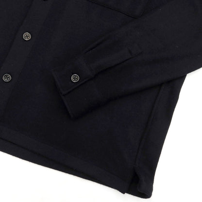 [Used] ESTNATION Wool knit casual shirt, black [Size M] [BLK] [A/W] [Condition rank B] ​​[Men&