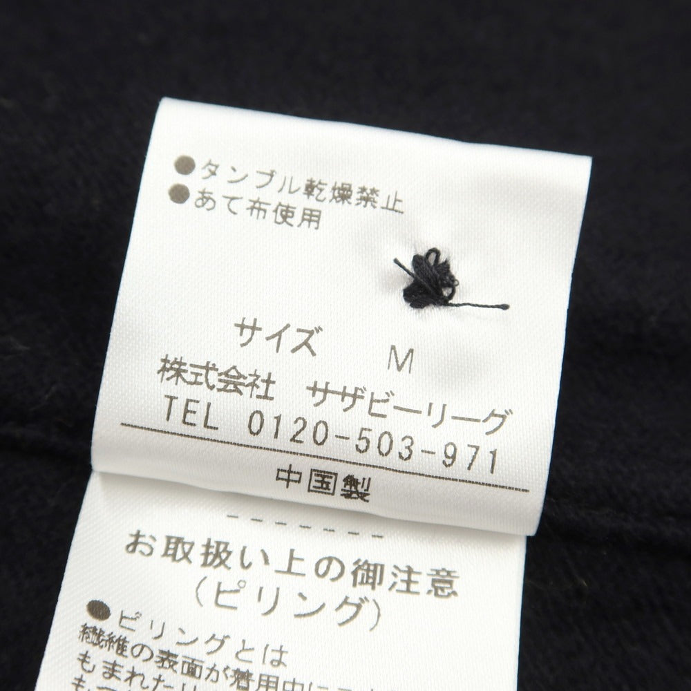 [Used] ESTNATION Wool knit casual shirt, black [Size M] [BLK] [A/W] [Condition rank B] ​​[Men&