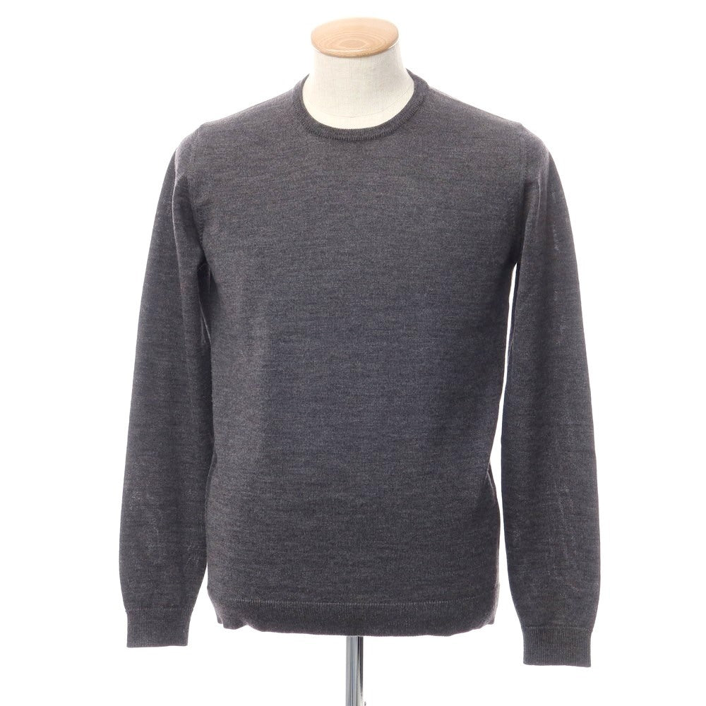 [Used] Roberto Collina ROBERTO COLLINA High gauge wool crew neck knit Dark gray [Size 44] [GRY] [A/W] [Condition rank B] ​​[Men&