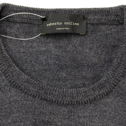 [Used] Roberto Collina ROBERTO COLLINA High gauge wool crew neck knit Dark gray [Size 44] [GRY] [A/W] [Condition rank B] ​​[Men&