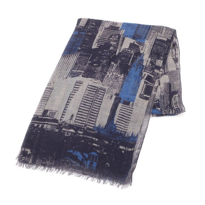 [Used] Altea Modal Cashmere Large Stole Purple Navy x Brown [NVY] [A/W] [Condition Rank B] ​​[Unisex] [769080]