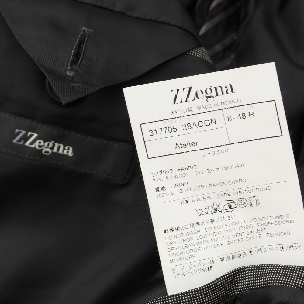 [Used] Z Zegna wool mohair 2B suit, grey [Size 48] [GRY] [S/S] [Condition Rank C] [Men&