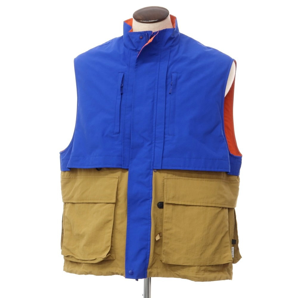 [Used] DAIWA PIER39 2023 Spring/Summer GORE-TEX Shell Jacket Vest Blue x Beige [Size L] [BLU] [S/S] [Condition Rank B] ​​[Men&