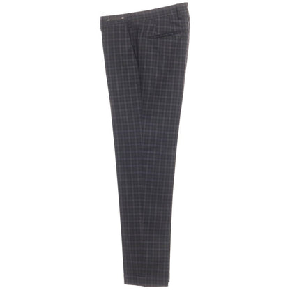 [Used] PT01 SOUL stretch wool check slacks, gray x olive [size 46] [GRY] [A/W] [Condition rank A] [Men&