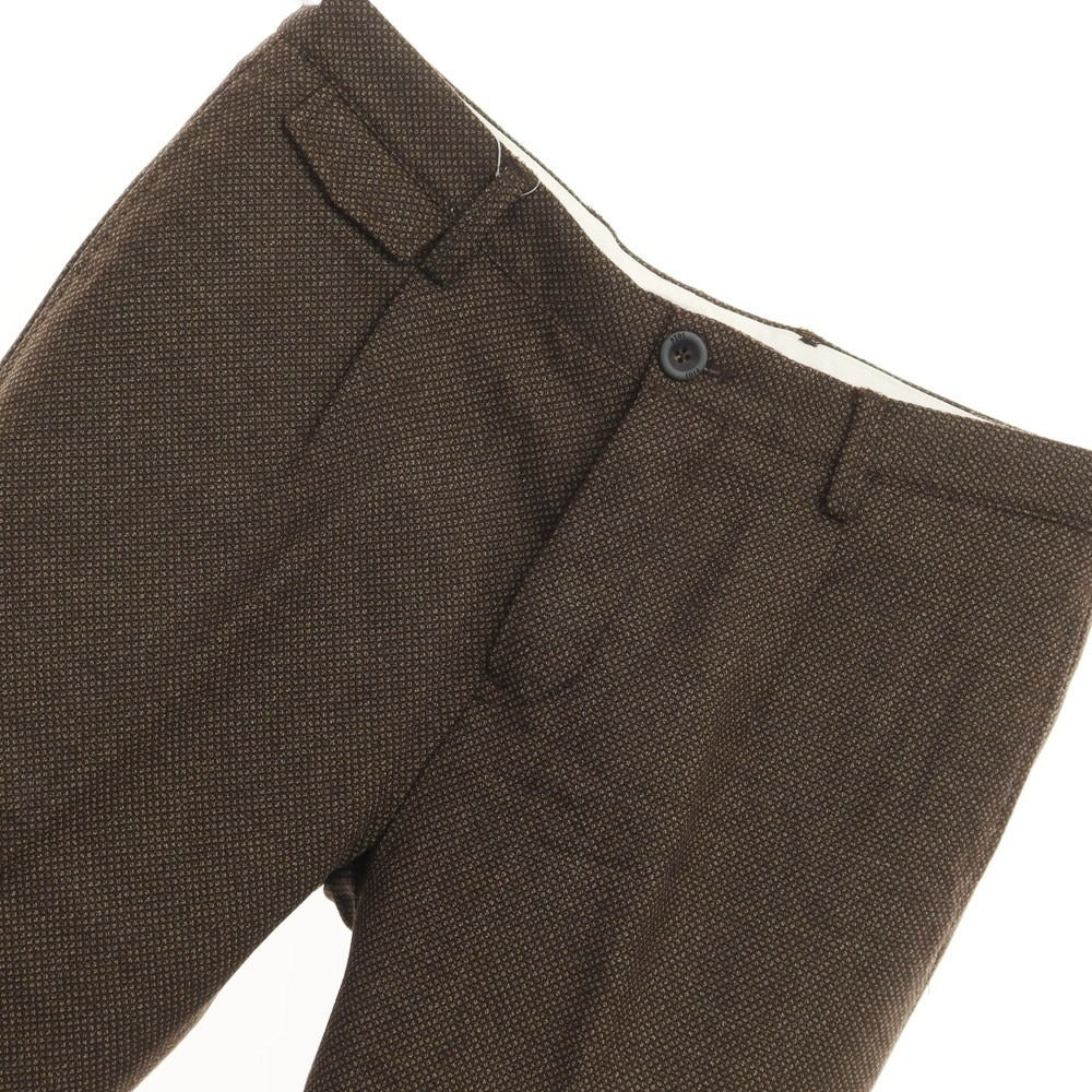 【中古】ピーティーゼロウーノ PT01 FORWARD ウール スラックスパンツ ブラウン【サイズ31】【BRW】【A/W】【状態ランクB】【メンズ】【769092】