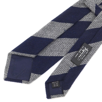 【新品】ニッキー nicky ストライプ柄ネクタイ
 ネイビーxグレー【サイズ－】【NVY】【A/W】【状態ランクN】【メンズ】
【769380】