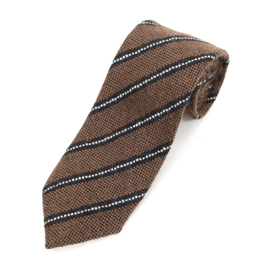[New] Nicky striped tie
 Brown x Black [Size -] [BRW] [A/W] [Condition Rank N] [Men&