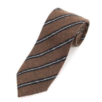 [New] Nicky striped tie
 Brown x Black [Size -] [BRW] [A/W] [Condition Rank N] [Men&