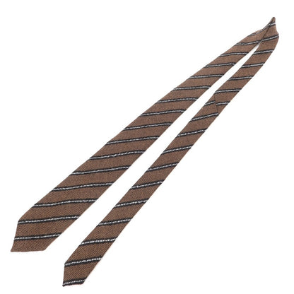 [New] Nicky striped tie
 Brown x Black [Size -] [BRW] [A/W] [Condition Rank N] [Men&