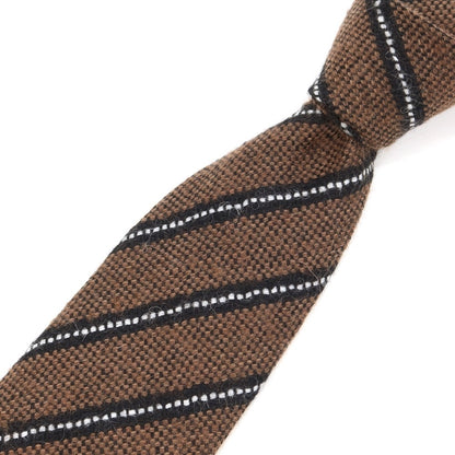 [New] Nicky striped tie
 Brown x Black [Size -] [BRW] [A/W] [Condition Rank N] [Men&