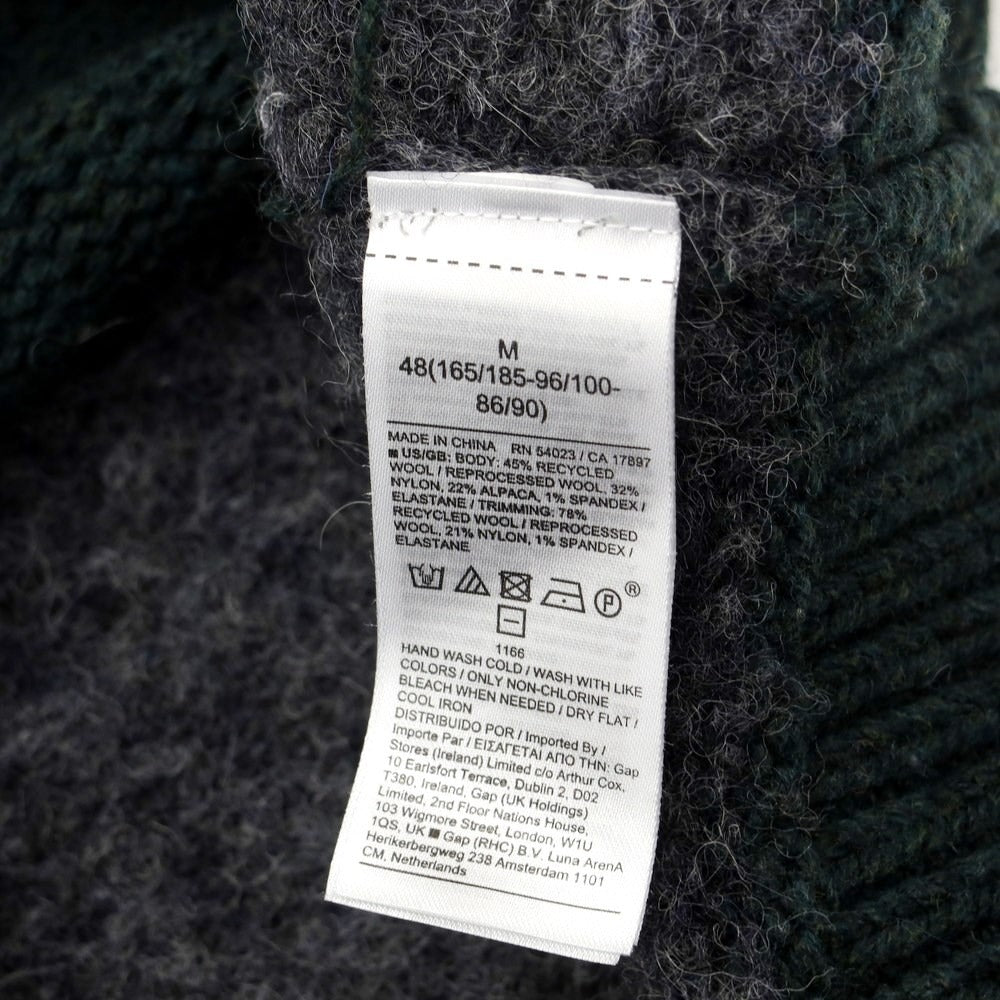 [Used] Banana Republic Wool Nylon Alpaca Crew Neck Pullover Knit Green x Gray [Size M] [GRN] [A/W] [Condition Rank B] ​​[Men&