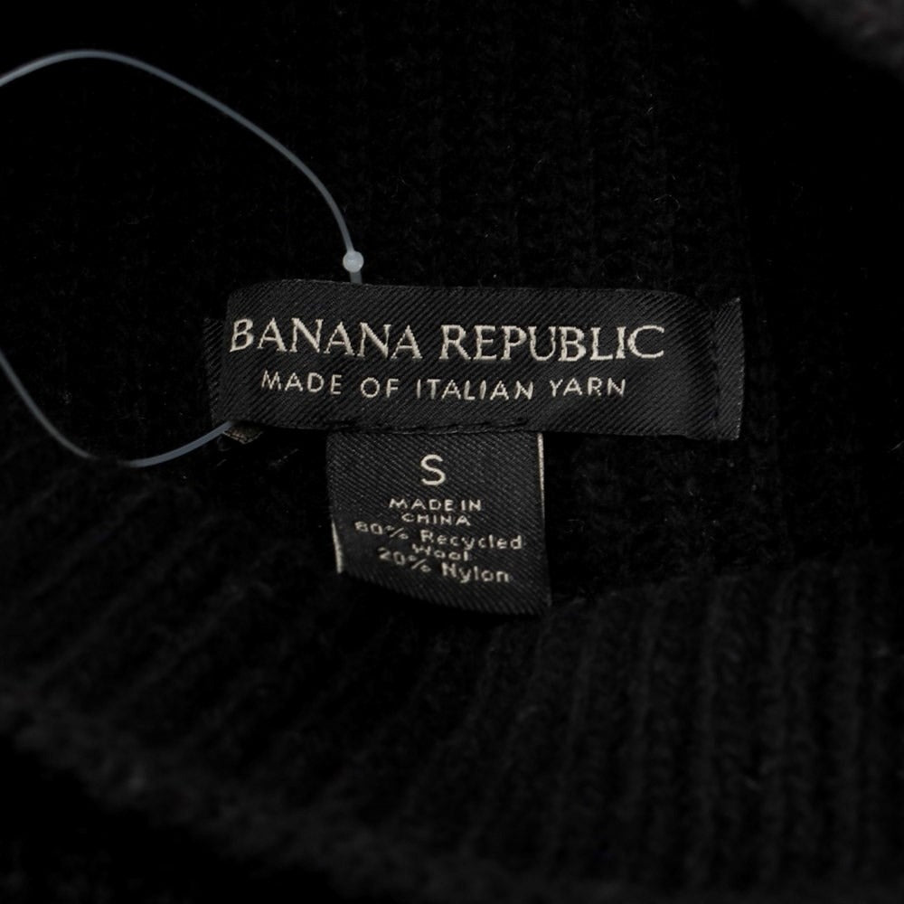 [Used] Banana Republic Wool Nylon High Neck Pullover Knit Black x Gray [Size S] [BLK] [A/W] [Condition Rank B] ​​[Men&