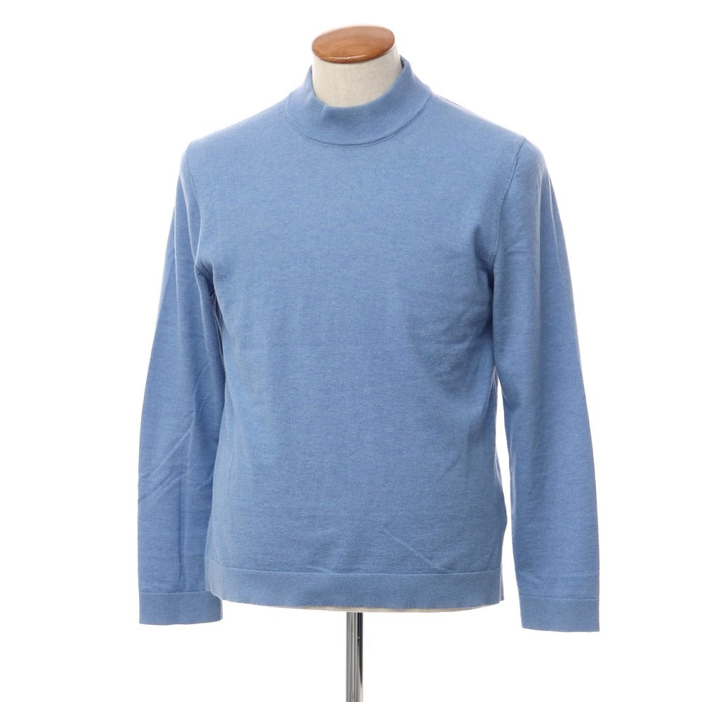 [Used] Andrea Fenzi ANDREA FENZI Cotton wool mock neck pullover knit blue [Size 48] [BLU] [A/W] [Condition Rank C] [Men&