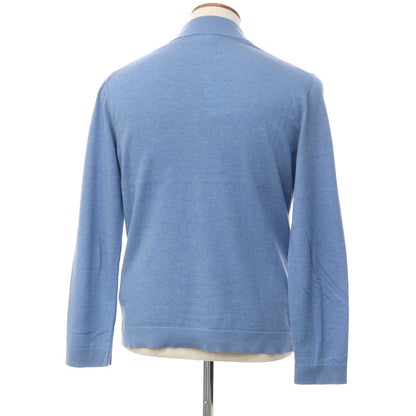 [Used] Andrea Fenzi ANDREA FENZI Cotton wool mock neck pullover knit blue [Size 48] [BLU] [A/W] [Condition Rank C] [Men&