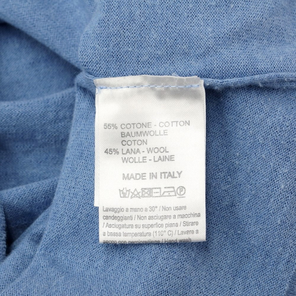 [Used] Andrea Fenzi ANDREA FENZI Cotton wool mock neck pullover knit blue [Size 48] [BLU] [A/W] [Condition Rank C] [Men&