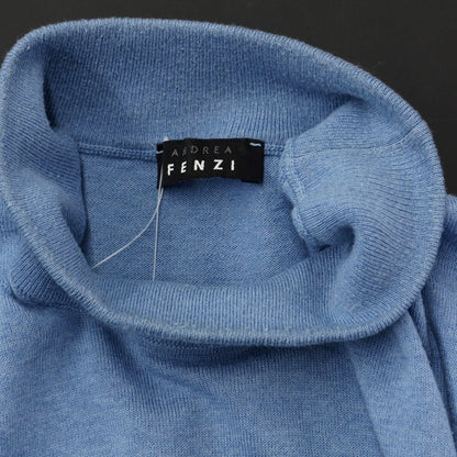 [Used] Andrea Fenzi ANDREA FENZI Cotton wool mock neck pullover knit blue [Size 48] [BLU] [A/W] [Condition Rank C] [Men&