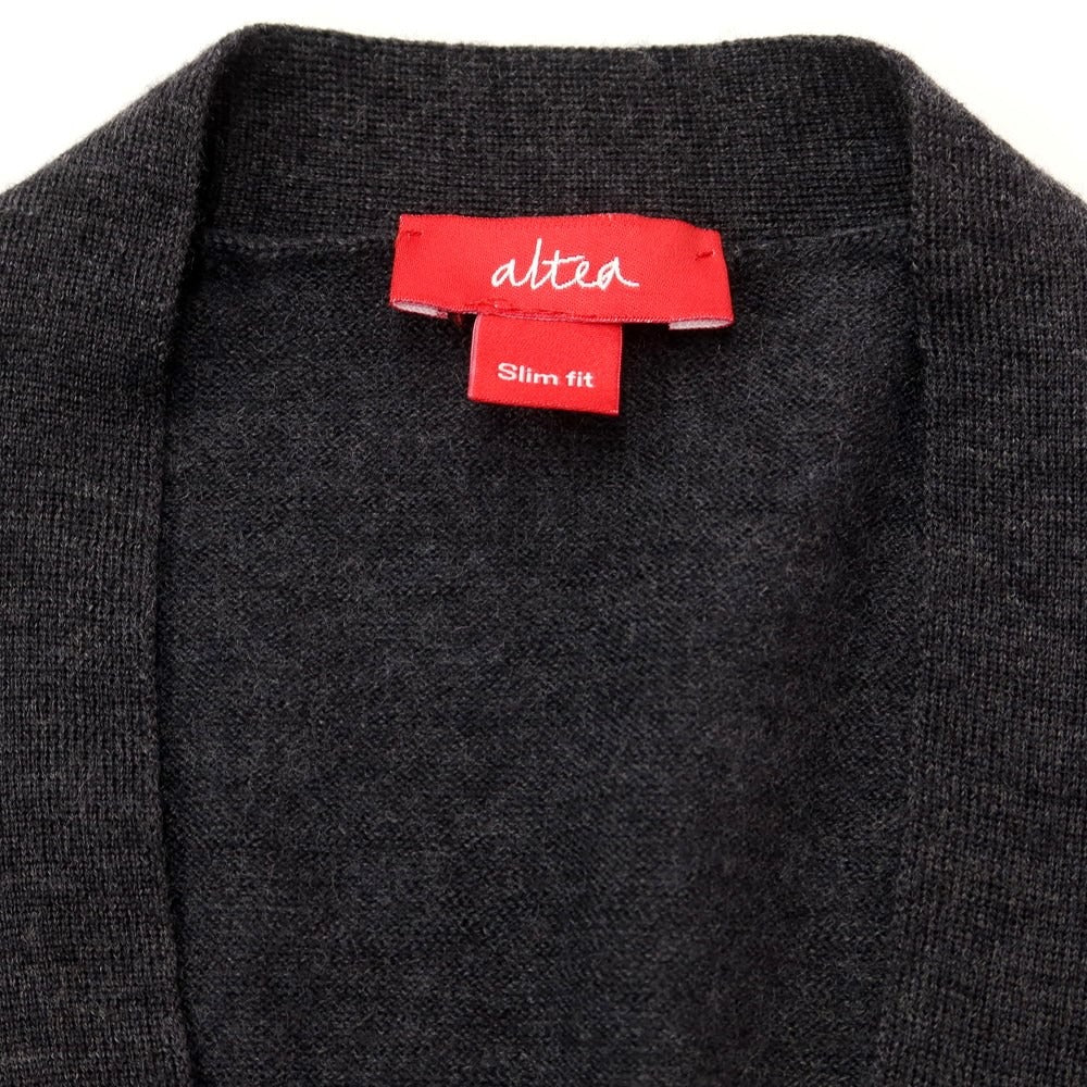 [Used] Altea wool knit cardigan, dark grey [Size XS] [GRY] [A/W] [Condition Rank B] ​​[Men&