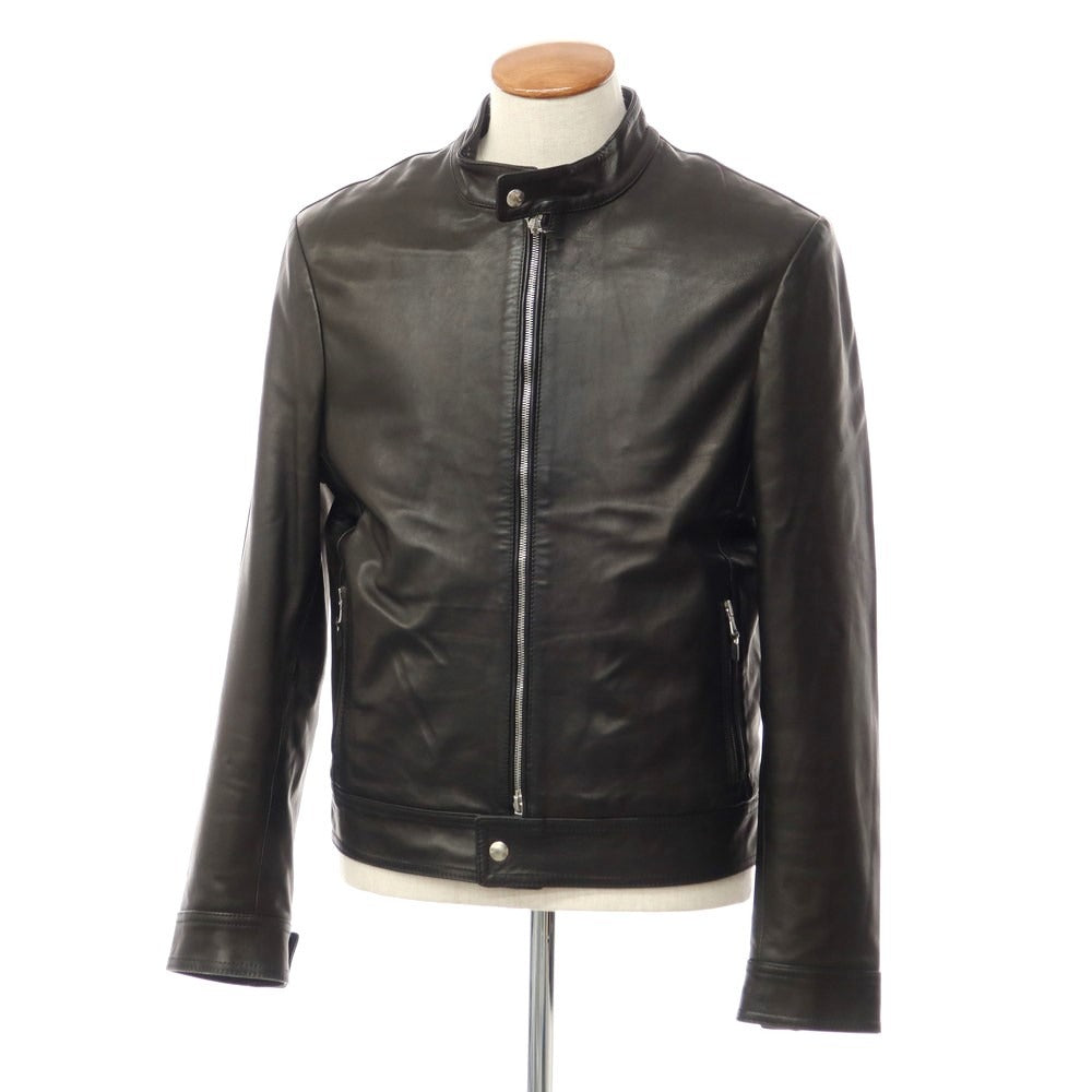 [Used] EMMETI ANDREA Lambskin Leather Padded Single Riders Jacket Black [Size 50] [BLK] [A/W] [Condition Rank B] ​​[Men&