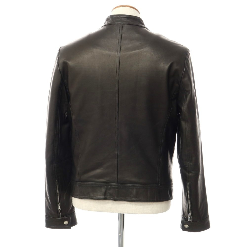 [Used] EMMETI ANDREA Lambskin Leather Padded Single Riders Jacket Black [Size 50] [BLK] [A/W] [Condition Rank B] ​​[Men&