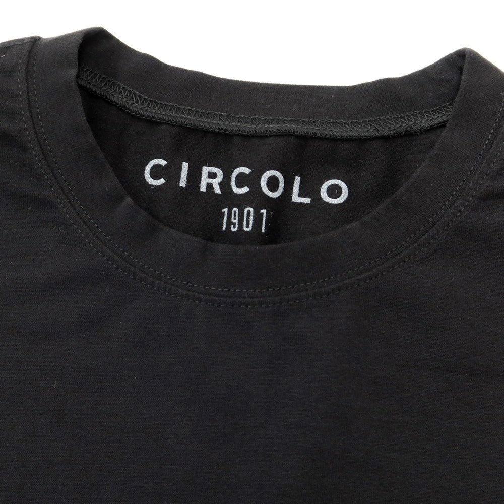 [Used] CIRCOLO 1901 Stretch Cotton Long Sleeve T-Shirt Black [Size XS] [BLK] [S/S/A/W] [Condition Rank B] ​​[Men&