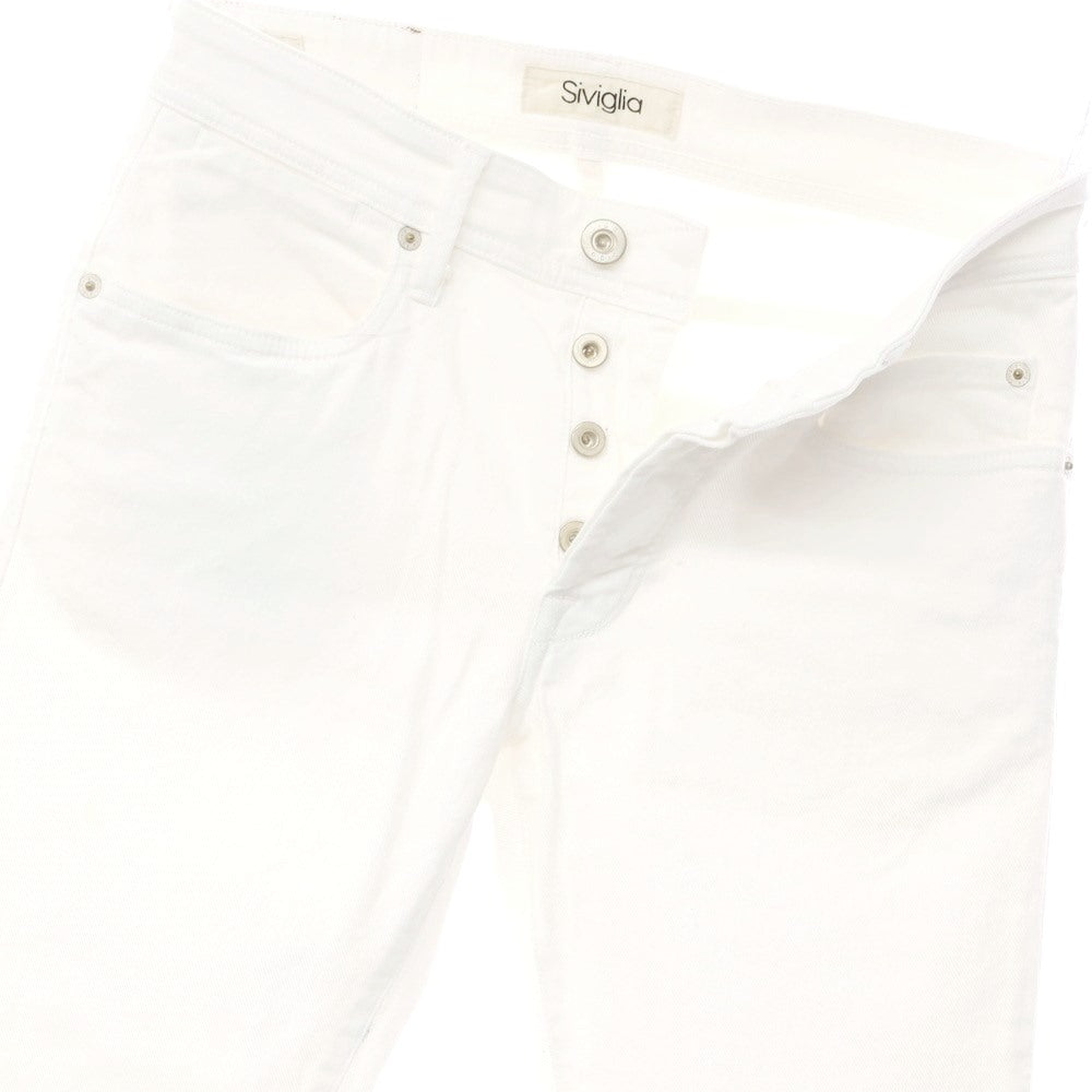 [Used] SIVIGLIA Stretch Denim Jeans White [Size 28] [WHT] [S/S/A/W] [Condition Rank B] ​​[Men&