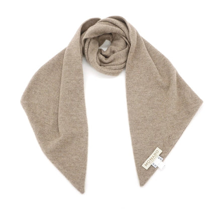 [Used] Monaro High Gauge Cashmere Knit Scarf Light Brown [BRW] [A/W] [Condition Rank B] ​​[Men&