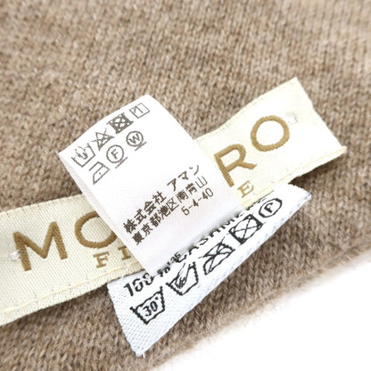 [Used] Monaro High Gauge Cashmere Knit Scarf Light Brown [BRW] [A/W] [Condition Rank B] ​​[Men&