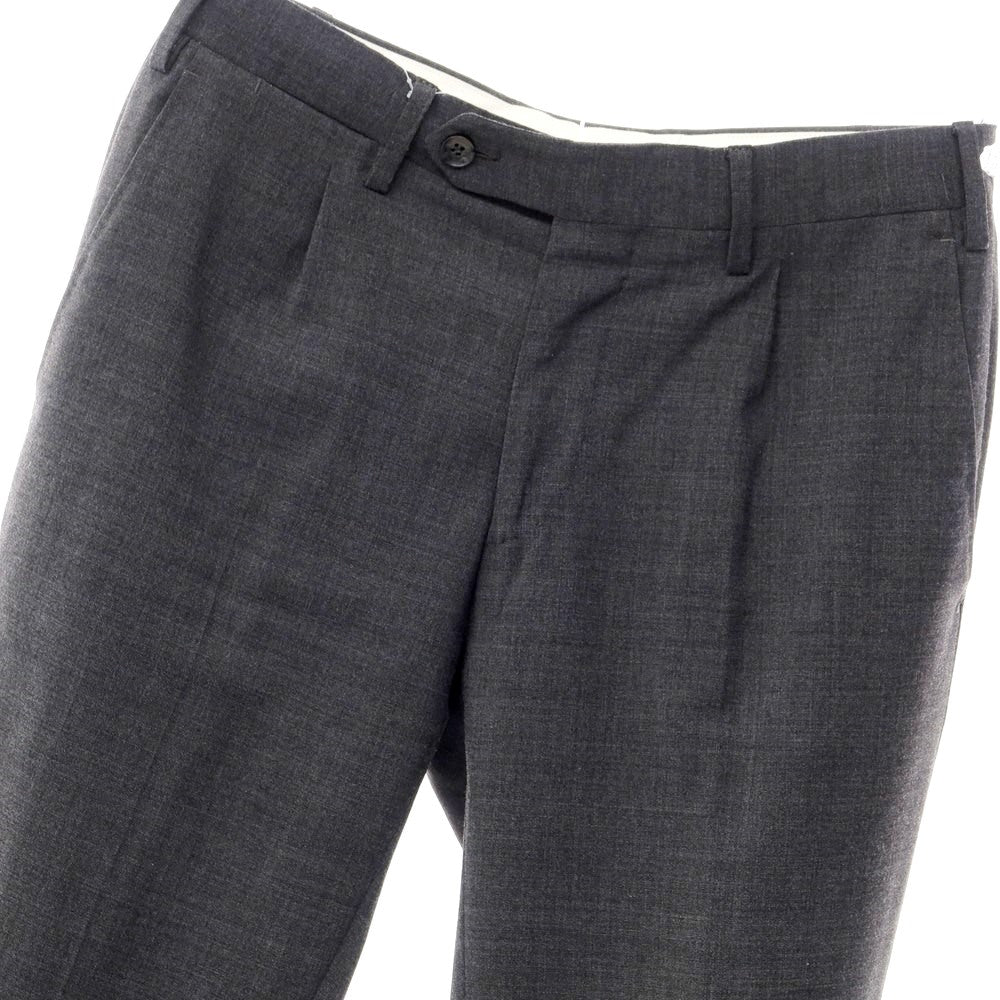 [Used] GERMANO Stretch Polyester Wool Slacks Pants Dark Gray [Size 44] [GRY] [S/S] [Condition Rank C] [Men&