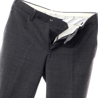 [Used] GERMANO Stretch Polyester Wool Slacks Pants Dark Gray [Size 44] [GRY] [S/S] [Condition Rank C] [Men&