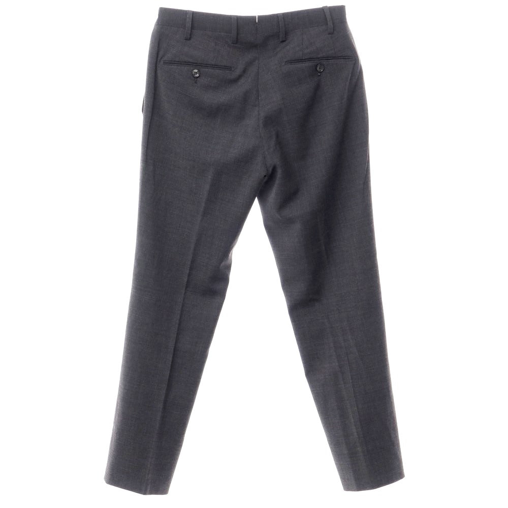 [Used] GERMANO Stretch Polyester Wool Slacks Pants Dark Gray [Size 44] [GRY] [S/S] [Condition Rank C] [Men&