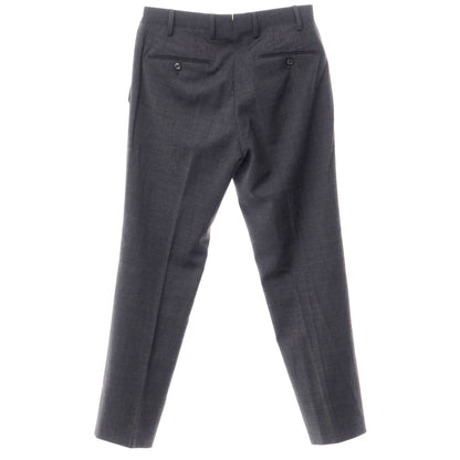 [Used] GERMANO Stretch Polyester Wool Slacks Pants Dark Gray [Size 44] [GRY] [S/S] [Condition Rank C] [Men&