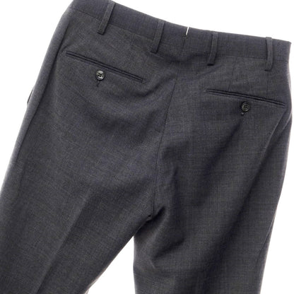 [Used] GERMANO Stretch Polyester Wool Slacks Pants Dark Gray [Size 44] [GRY] [S/S] [Condition Rank C] [Men&