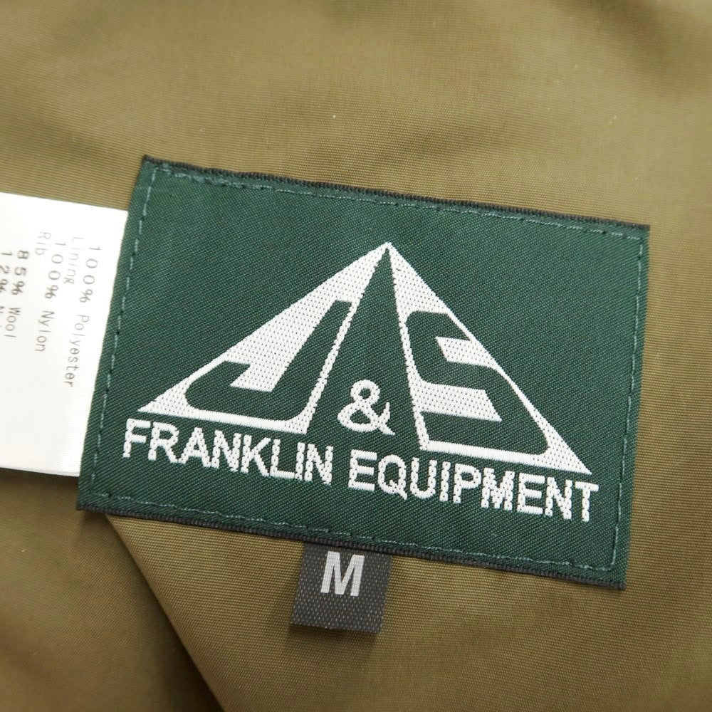 【中古】ジェイアンドエスフランクリンイクイップメント J&amp;S FRANKLIN EQUIPMENT リバーシブル フリースジャケット オリーブ【サイズM】【GRN】【A/W】【状態ランクB】【メンズ】【768975】
[DPD]