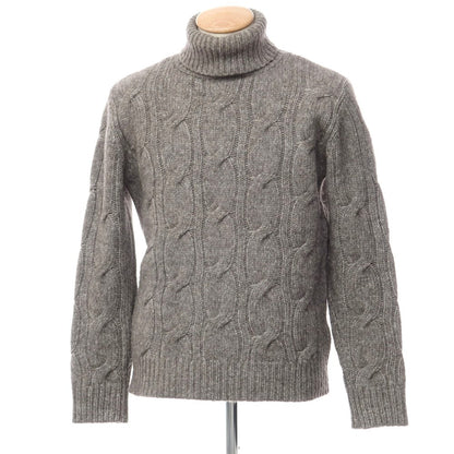[Used] Three Dots Wool Nylon Turtleneck Pullover Knit Grey [Size not specified (approximately M)] [GRY] [A/W] [Condition Rank C] [Men&