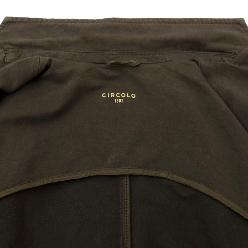 [Used] CIRCOLO 1901 Cotton Jersey Jacket Dark Brown [Size 54] [BRW] [A/W] [Condition Rank C] [Men&