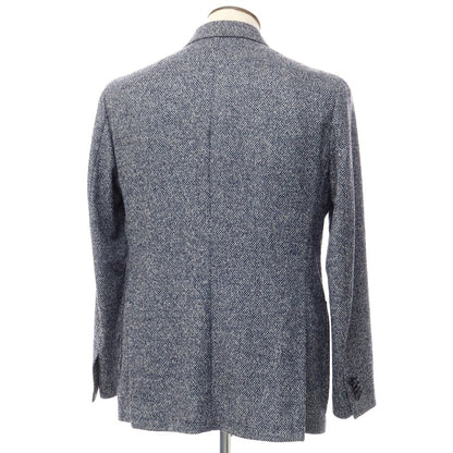 [Used] DE PETRILLO Wool nylon tailored jacket, navy x blue [Size 52] [NVY] [A/W] [Condition rank B] ​​[Men&