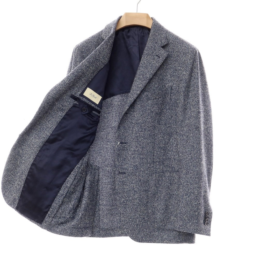 [Used] DE PETRILLO Wool nylon tailored jacket, navy x blue [Size 52] [NVY] [A/W] [Condition rank B] ​​[Men&