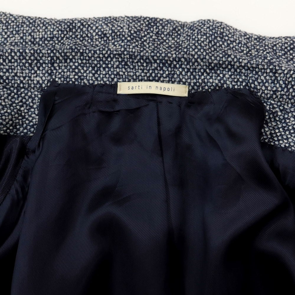 [Used] DE PETRILLO Wool nylon tailored jacket, navy x blue [Size 52] [NVY] [A/W] [Condition rank B] ​​[Men&