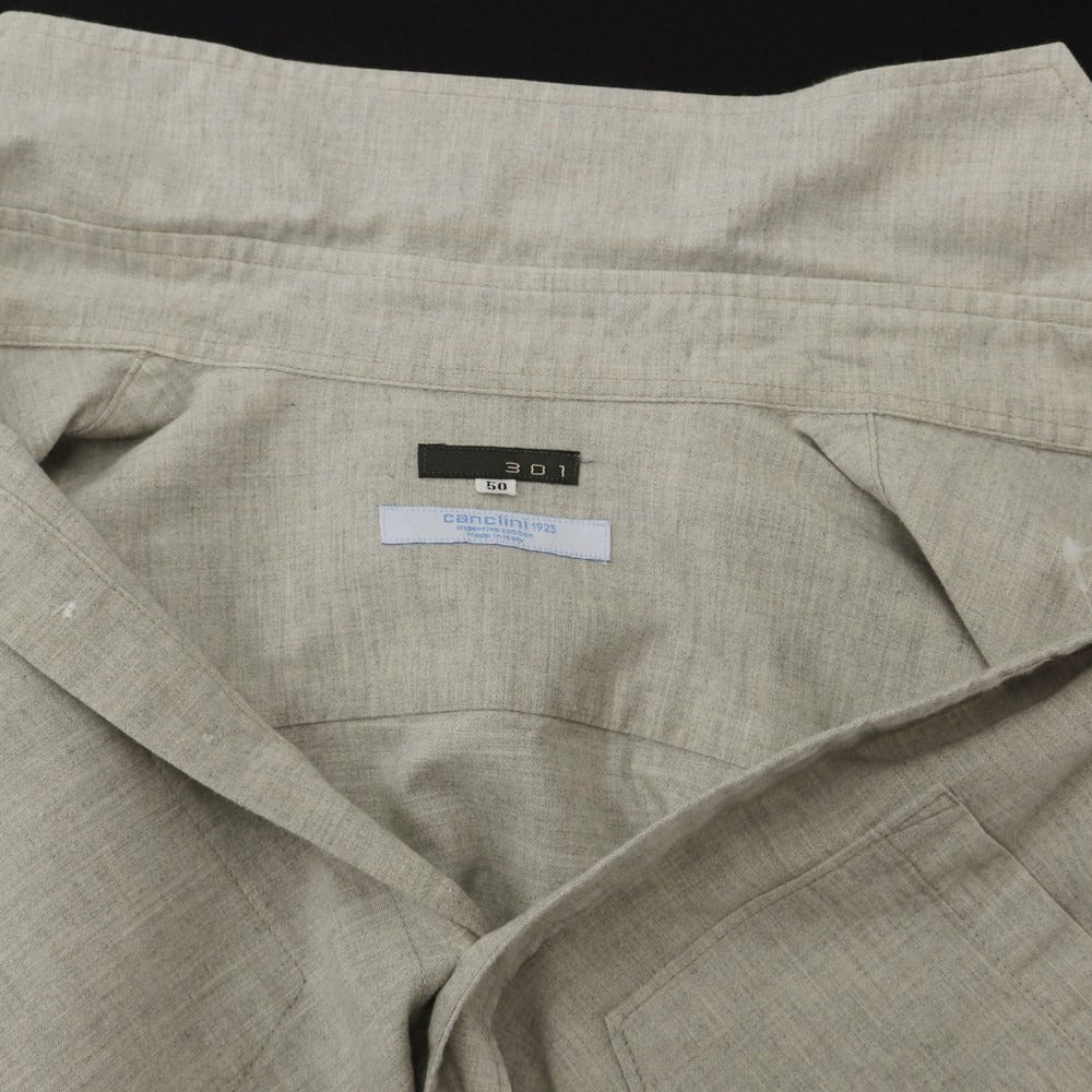 【中古】トレチェントウーノ 301 カジュアルシャツ
 グレー【サイズ50】【GRY】【S/S/A/W】【状態ランクB】【メンズ】
【769479】 BPD